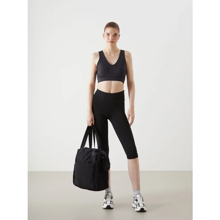 LCW ACCESSORIES Siyah Çok Bölmeli Kadın Omuz Çantası