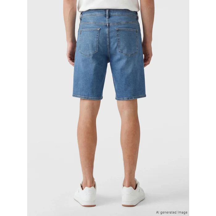 LCW Jeans İndigo Slim Fit Erkek Jean Şort