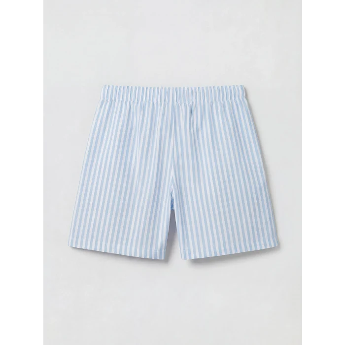 LCW Kids Ekru Baskılı Kız Çocuk Şortlu Pijama Takımı