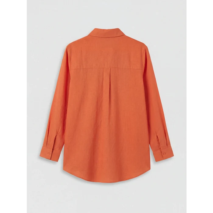 LCW EVERYDAY Turuncu Regular Fit Kadın Gömlek Tunik