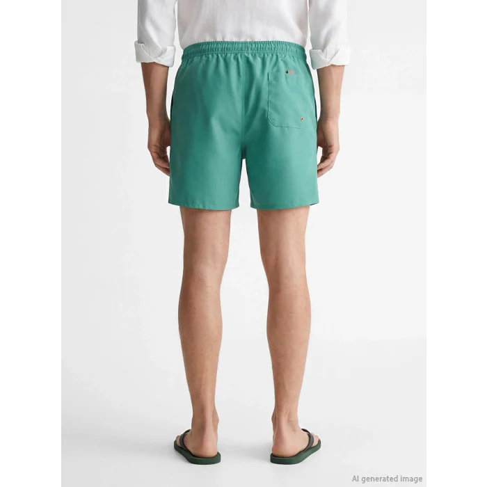 LCW SWIMWEAR Turkuaz Kısa Boy Erkek Deniz Şortu