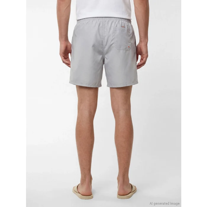 LCW SWIMWEAR Gri Kısa Boy Erkek Deniz Şortu