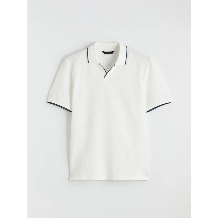 SOUTHBLUE Ekru Polo Yaka Erkek Tişört