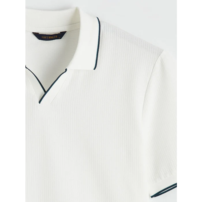 SOUTHBLUE Ekru Polo Yaka Erkek Tişört