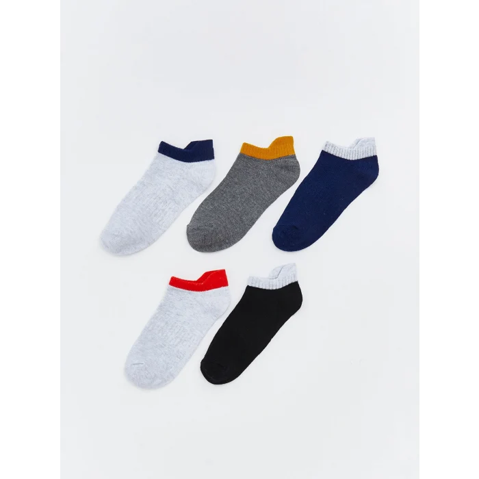 LCW Kids Karışık Erkek Çocuk Patik Çorap 5li