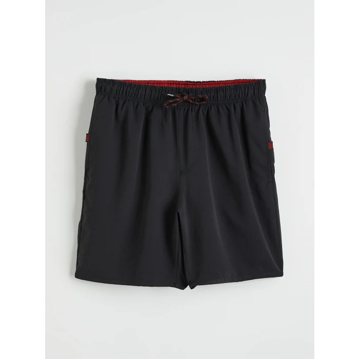 LCW SWIMWEAR Siyah Kısa Boy Erkek Deniz Şortu