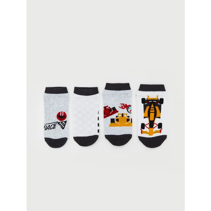 LCW Kids Karışık Desenli Erkek Çocuk Patik Çorap 5li