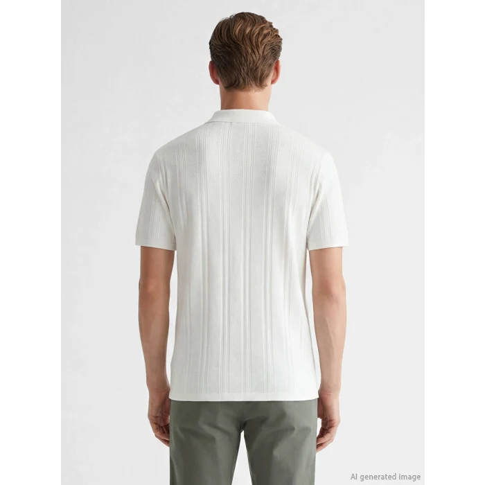 SOUTHBLUE Ekru Polo Yaka Erkek Tişört
