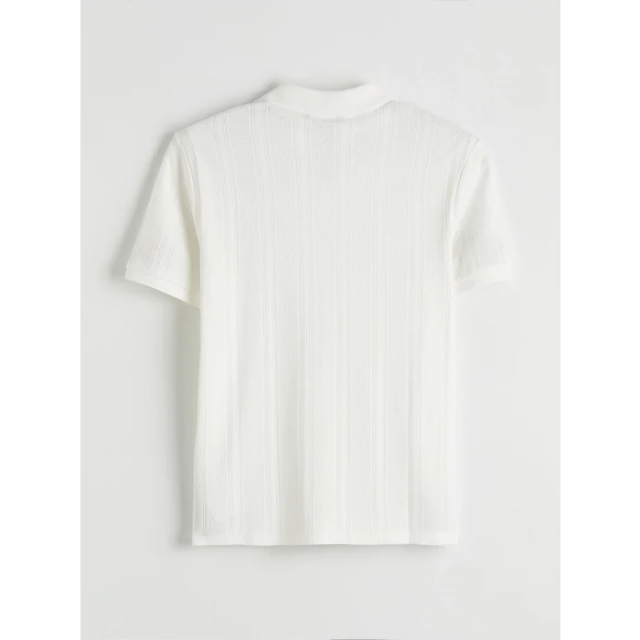 SOUTHBLUE Ekru Polo Yaka Erkek Tişört