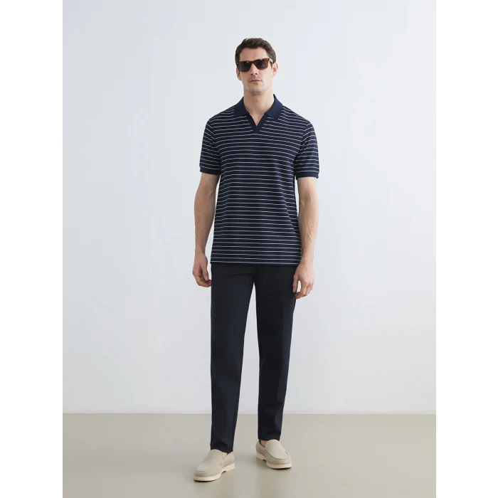 SOUTHBLUE Lacivert Polo Yaka Standart Kalıp Erkek Tişört