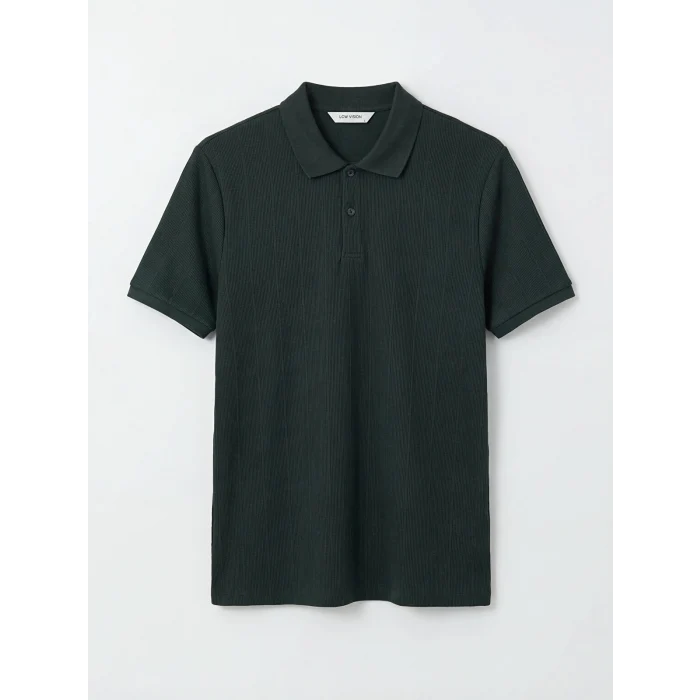 LCW Vision Yeşil Polo Yaka Erkek Tişört