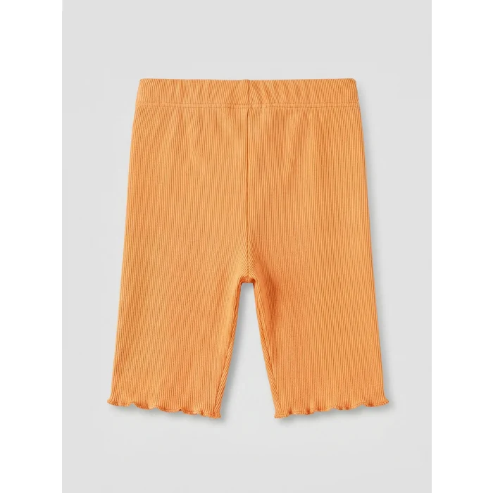 LCW Kids Ekru Baskılı Kız Çocuk Tişört ve Tayt