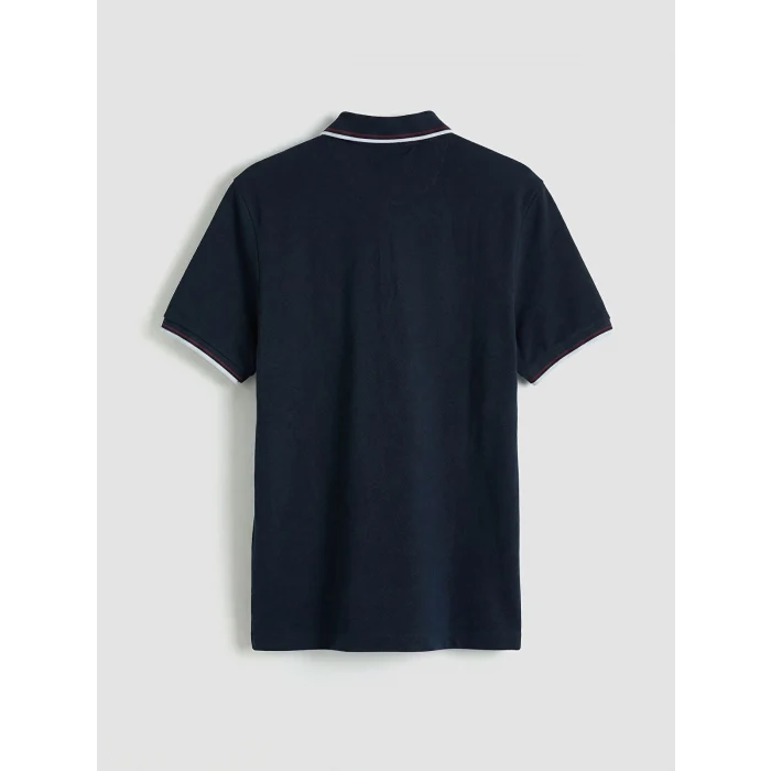 LCWAIKIKI Basic Lacivert Polo Yaka Pike Erkek Tişört