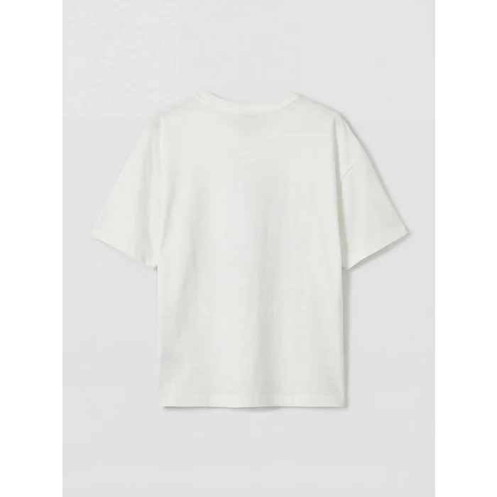 LCW Kids Ekru California Baskılı Kız Çocuk Takım