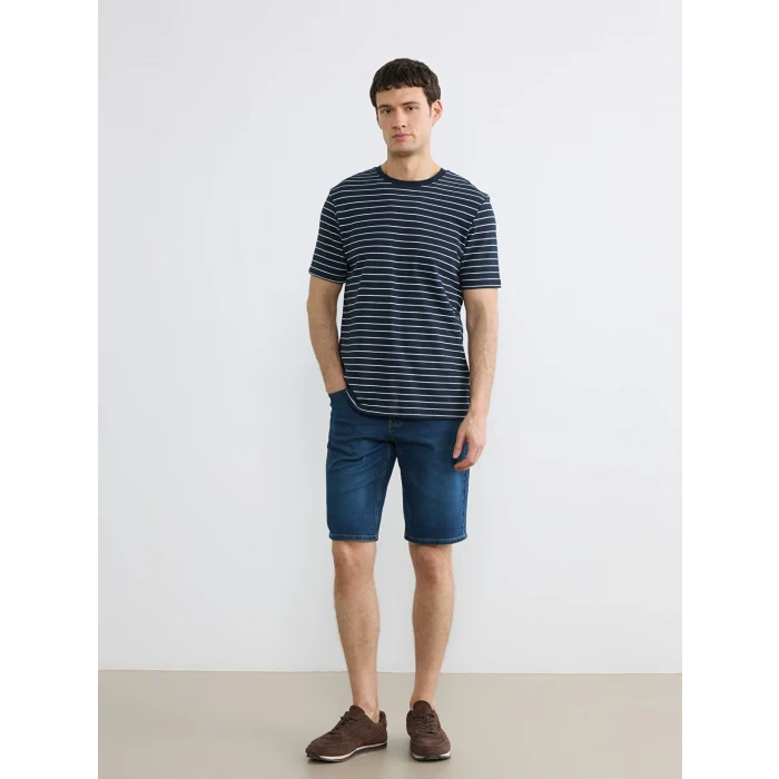 LCW Jeans İndigo Standart Kalıp Erkek Jean Şort