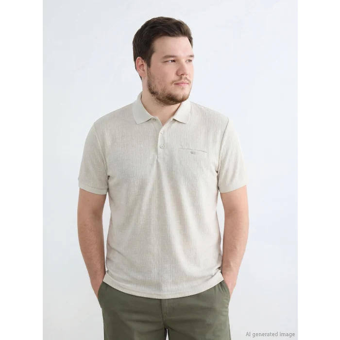 LCWAIKIKI Classic Gri Polo Yaka Erkek Tişört