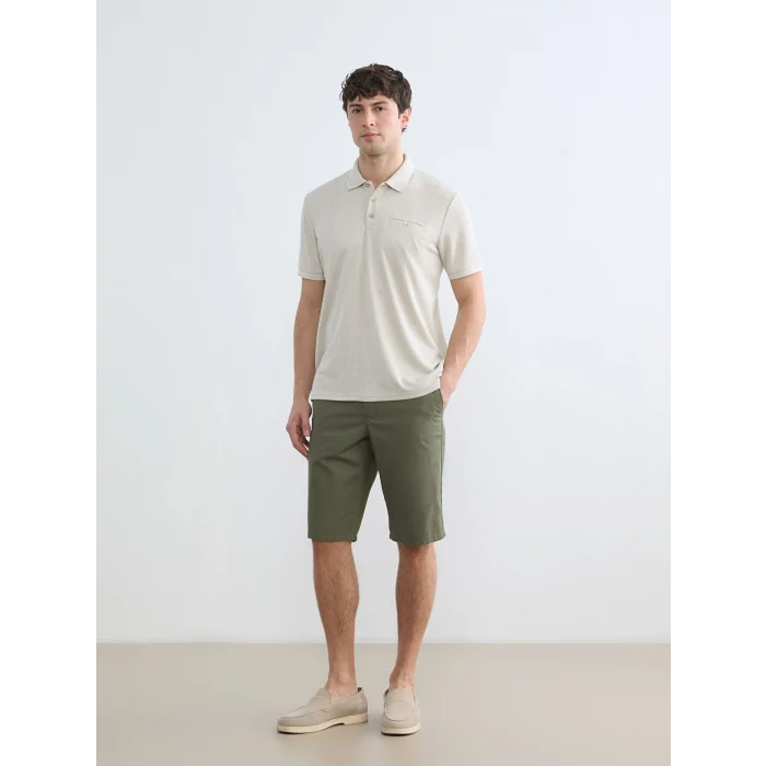 LCWAIKIKI Classic Gri Polo Yaka Erkek Tişört