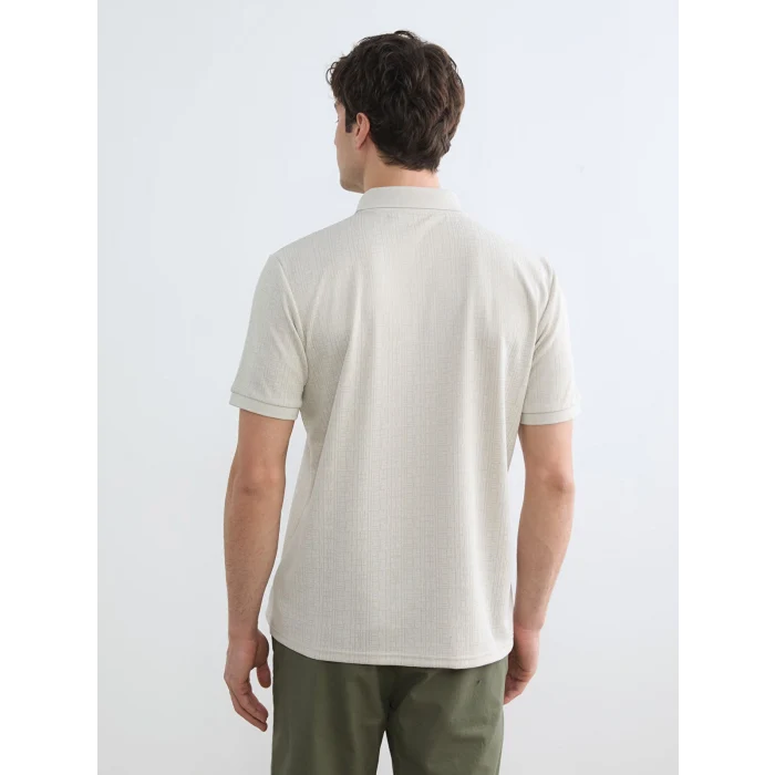 LCWAIKIKI Classic Gri Polo Yaka Erkek Tişört
