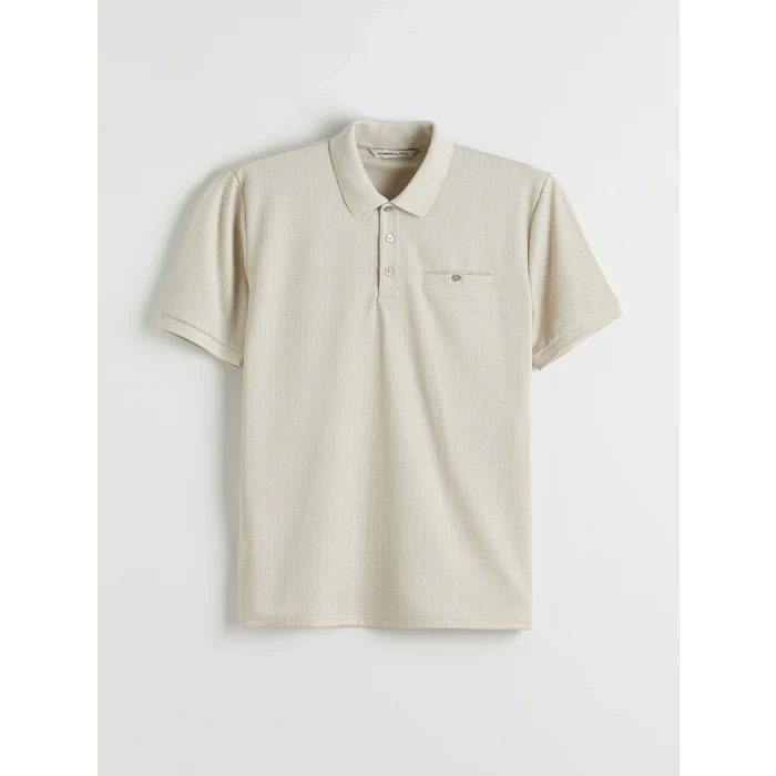 LCWAIKIKI Classic Gri Polo Yaka Erkek Tişört