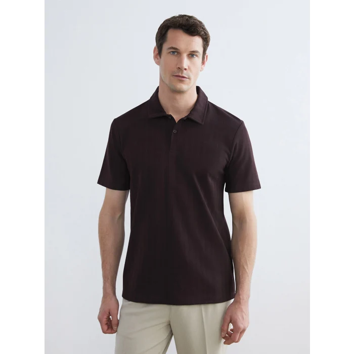 SOUTHBLUE Mürdüm Polo Yaka Erkek Tişört