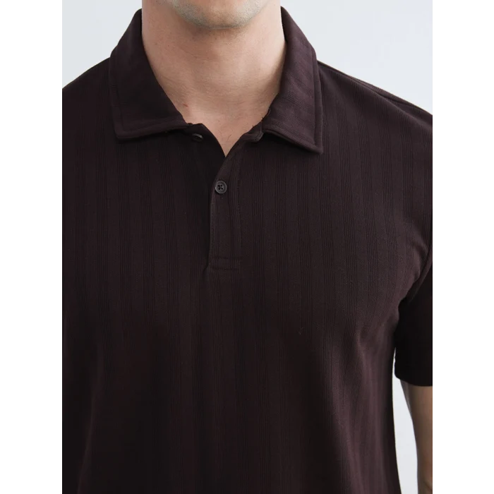 SOUTHBLUE Mürdüm Polo Yaka Erkek Tişört