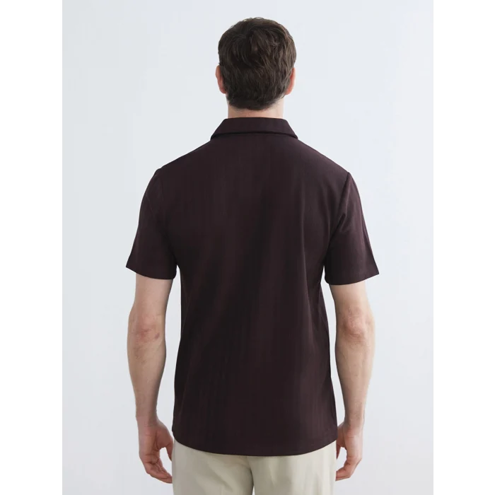 SOUTHBLUE Mürdüm Polo Yaka Erkek Tişört