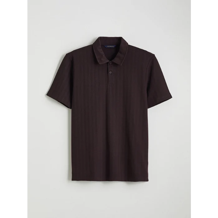 SOUTHBLUE Mürdüm Polo Yaka Erkek Tişört