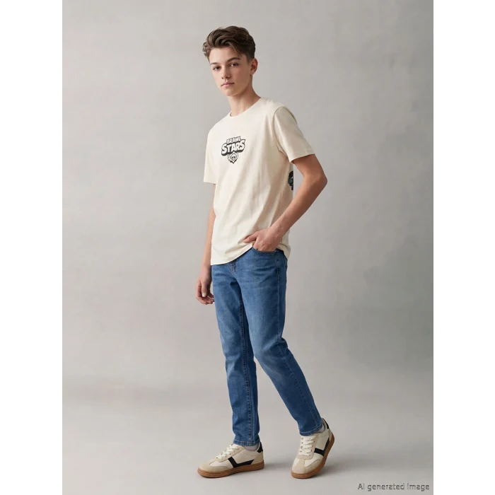 LCW Kids İndigo Slim Fit Erkek Çocuk Jean Pantolon