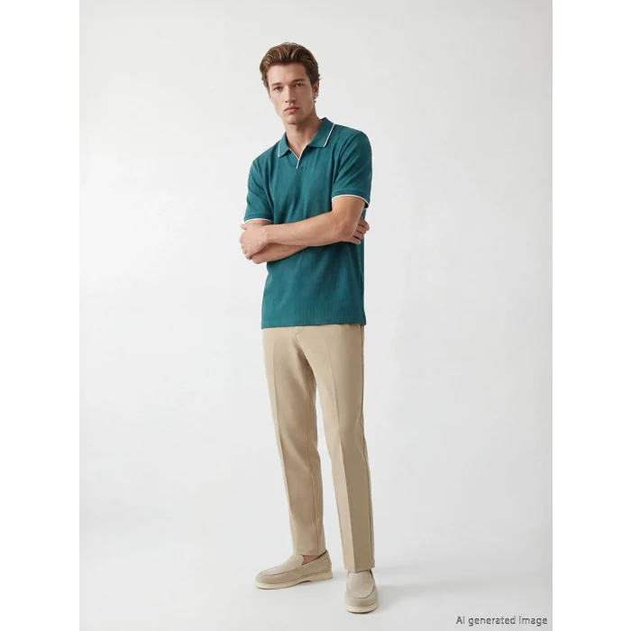 SOUTHBLUE Petrol Polo Yaka Erkek Tişört