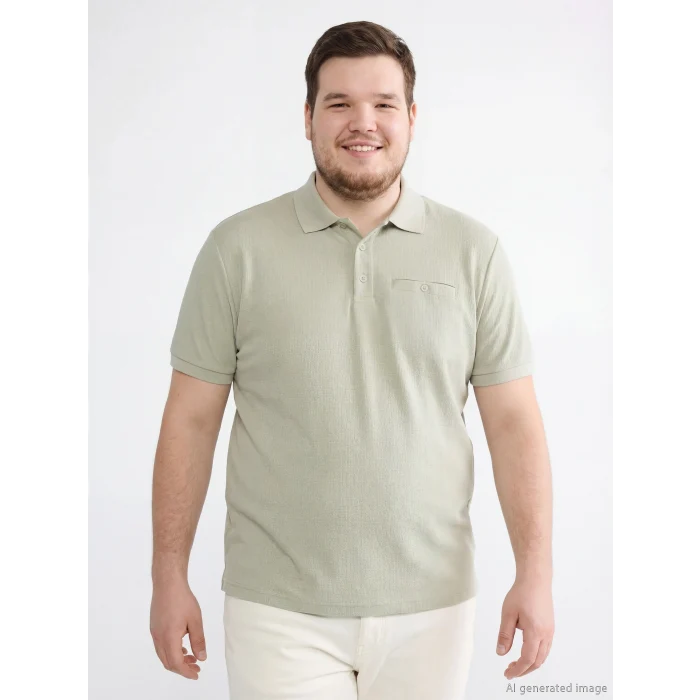 LCWAIKIKI Classic Yeşil Polo Yaka Erkek Tişört