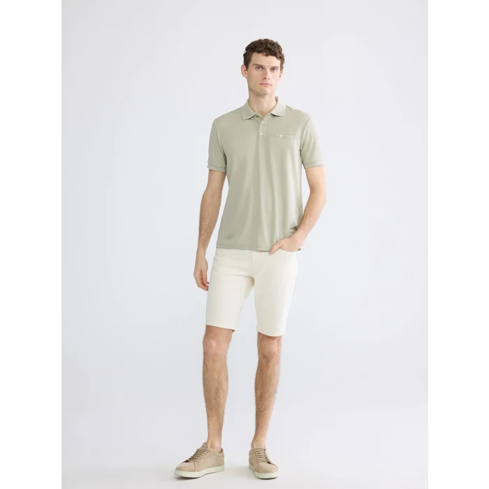 LCWAIKIKI Classic Yeşil Polo Yaka Erkek Tişört