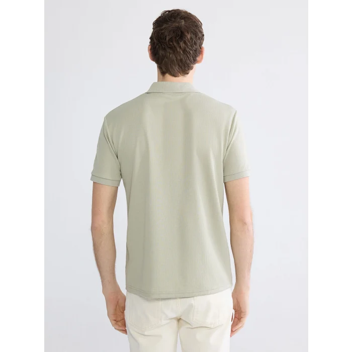 LCWAIKIKI Classic Yeşil Polo Yaka Erkek Tişört