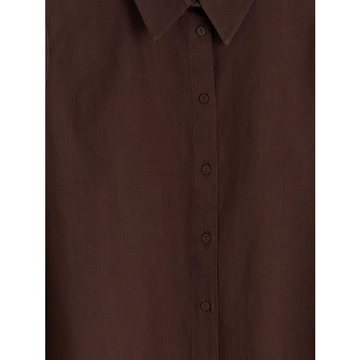 LCW EVERYDAY Kahverengi Regular Fit Kadın Gömlek Tunik