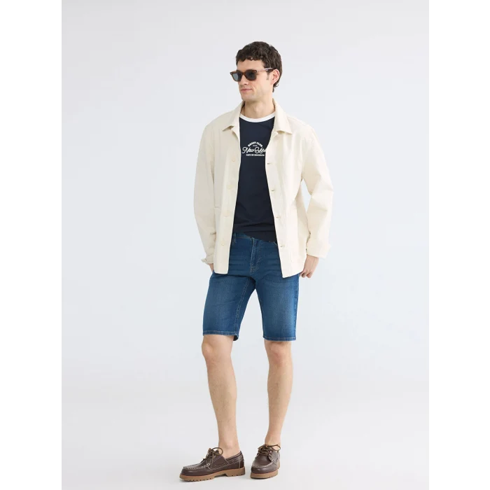 LCW Jeans İndigo Standart Kalıp Erkek Jean Şort