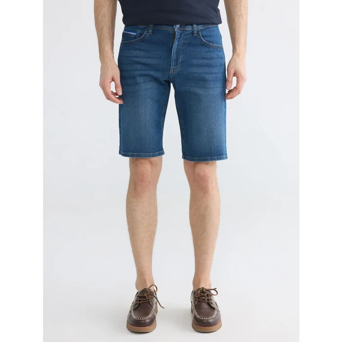 LCW Jeans İndigo Standart Kalıp Erkek Jean Şort