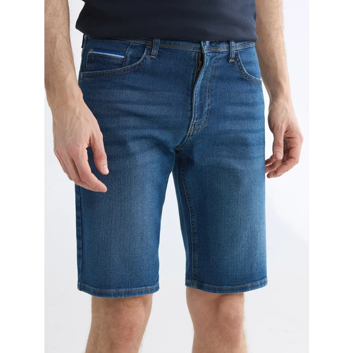LCW Jeans İndigo Standart Kalıp Erkek Jean Şort