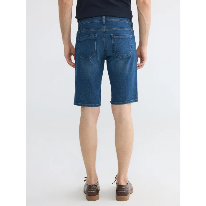 LCW Jeans İndigo Standart Kalıp Erkek Jean Şort