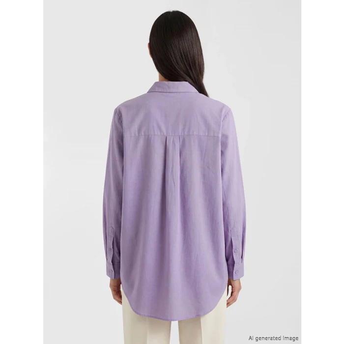 LCW EVERYDAY Lila Regular Fit Kadın Gömlek Tunik