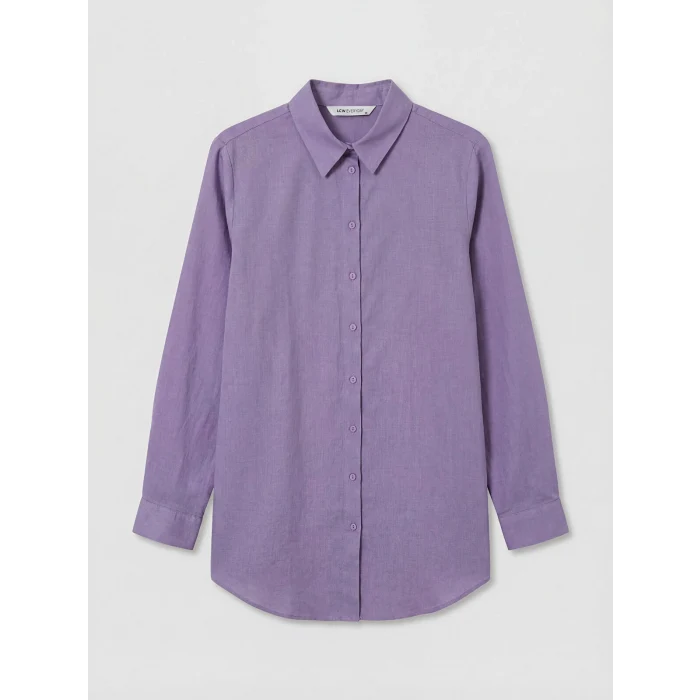 LCW EVERYDAY Lila Regular Fit Kadın Gömlek Tunik