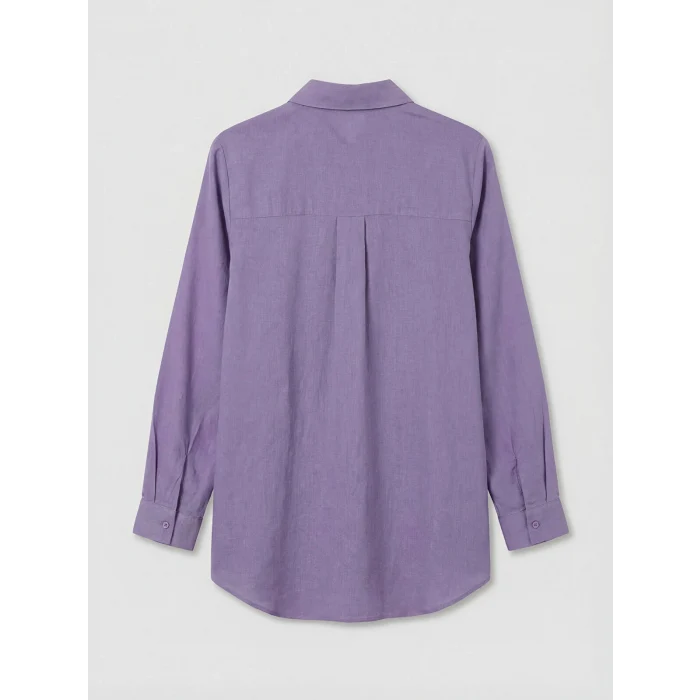 LCW EVERYDAY Lila Regular Fit Kadın Gömlek Tunik