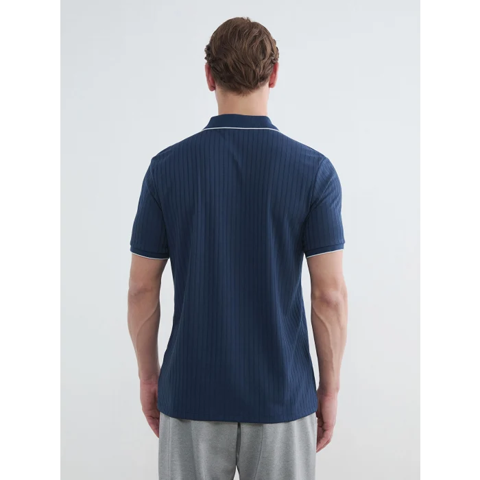 LCW Vision İndigo Polo Yaka Erkek Tişört