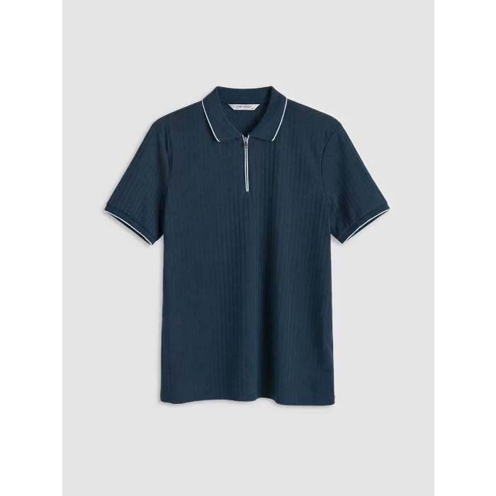 LCW Vision İndigo Polo Yaka Erkek Tişört