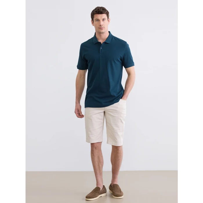 LCWAIKIKI Classic Petrol Polo Yaka Pike Erkek Tişört