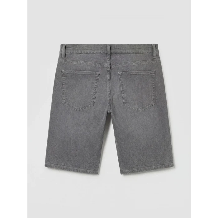 LCW Jeans Gri Slim Fit Erkek Jean Şort