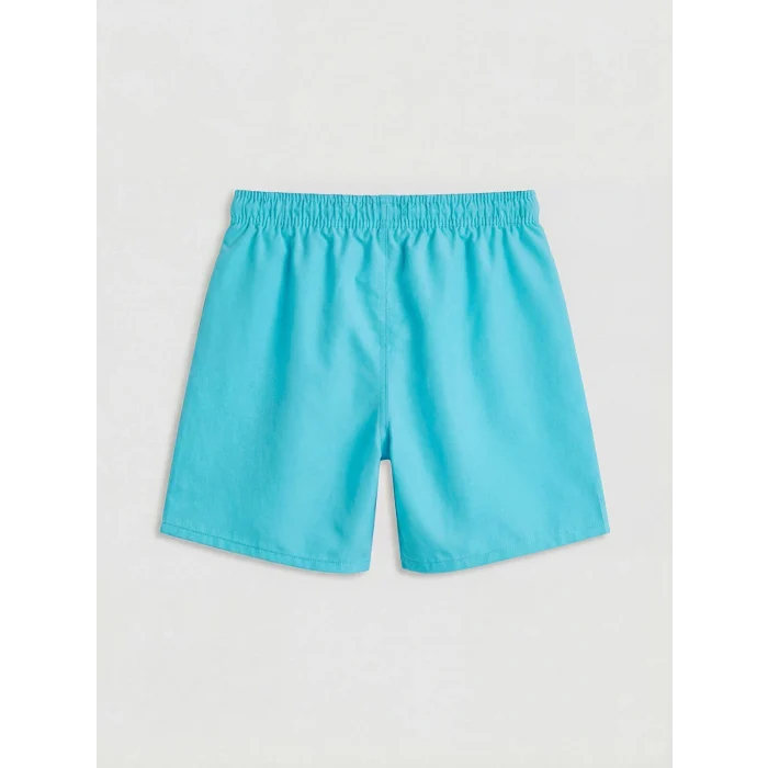 LCW Kids Turkuaz Beli Lastikli Erkek Çocuk Deniz Şortu
