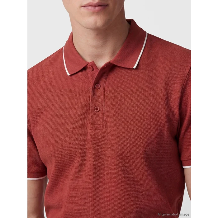 SOUTHBLUE Kırmızı Polo Yaka Erkek Tişört