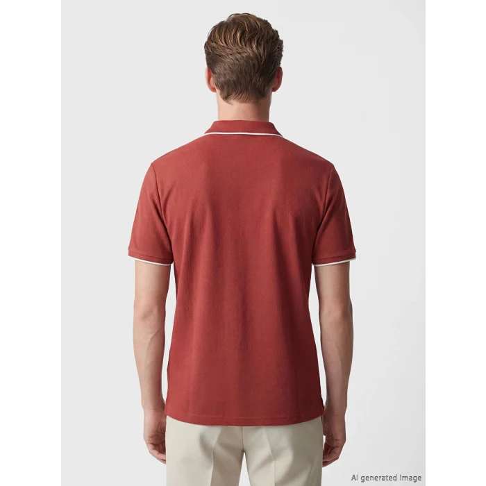 SOUTHBLUE Kırmızı Polo Yaka Erkek Tişört