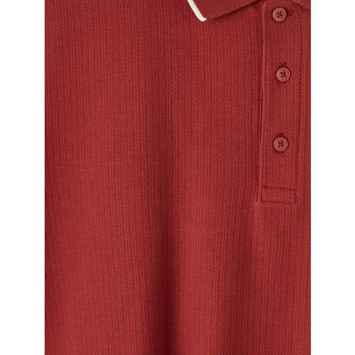 SOUTHBLUE Kırmızı Polo Yaka Erkek Tişört