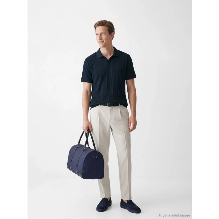 SOUTHBLUE Lacivert Polo Yaka Erkek Tişört