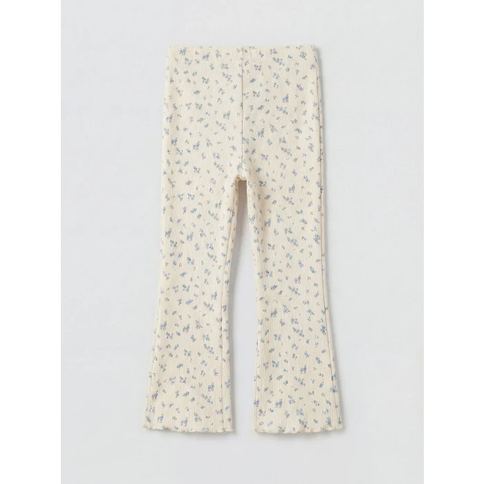 LCW Kids Ekru Kız Çocuk İspanyol Paça Tayt